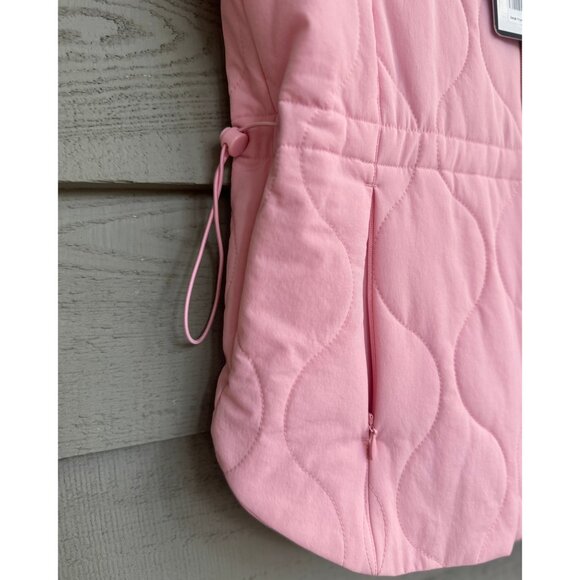 Foray Golf Quilted Vest | Women’s M | Pink | May River Palmetto Bluff Logo | NWT - Picture 5 of 11